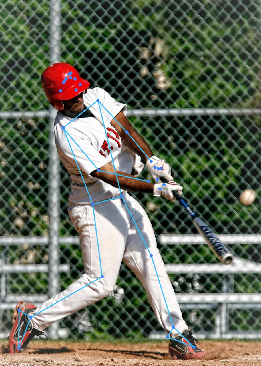 batting — crucial-moment freeze-frame